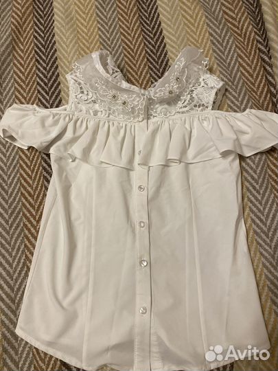 Школьная блузка 140