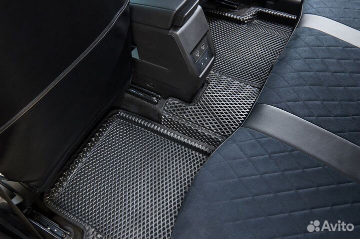 EVA ковры 3D Ромб KIA Sorento II 2012-15 чер (95303)