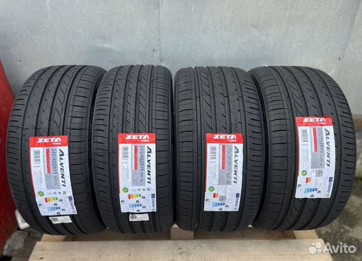 Zeta Alventi 245/40 R19 и 275/35 R19 106Y