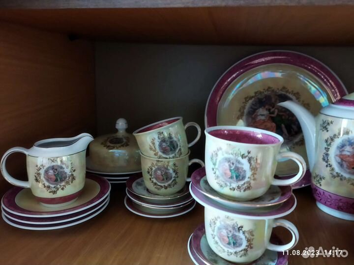 Чайный сервиз Мадонна, ГДР, 6 персон