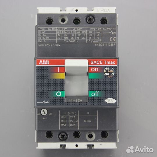 Выключатель автоматический ABB T1C 160 1SDA050895R
