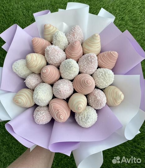 Букет из клубники в шоколаде