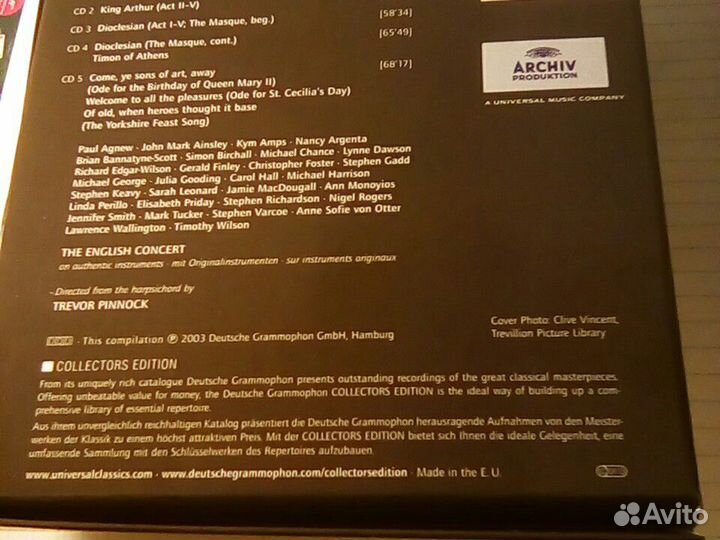 Henry Purcell-5 CD SET