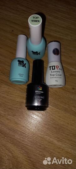 Гель Лак для ногтей база топ гель материал маникюр