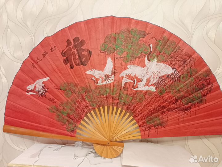 Большой веер на стену