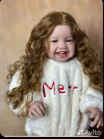 Кукла реборн девочка 60 см + вещи