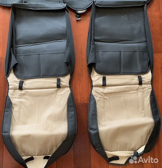 Чехлы автомобильные из экокожи комплект новые