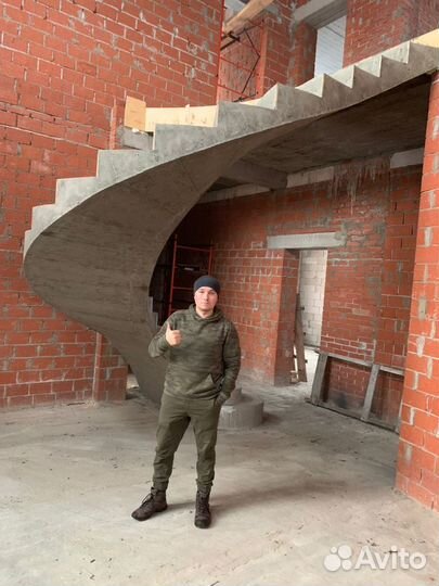 Монолитные бетонные лестницы