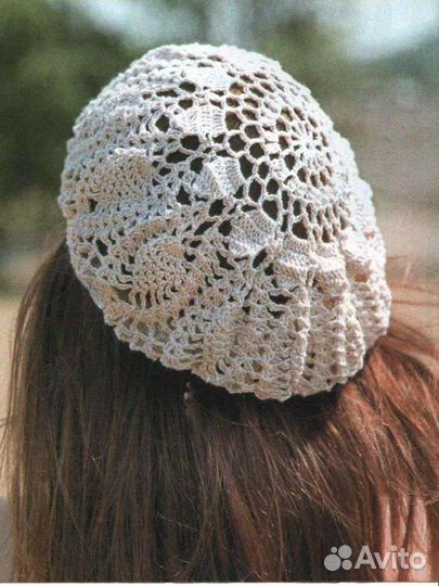 Берет ажурный новый