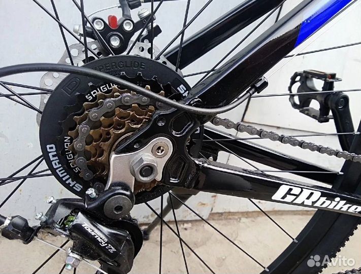 Алюминиевый Горный на 29 колёсах. Дисковые тормоза