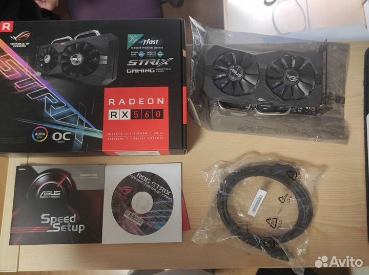Видеокарта Amd Radeon rx 560 series