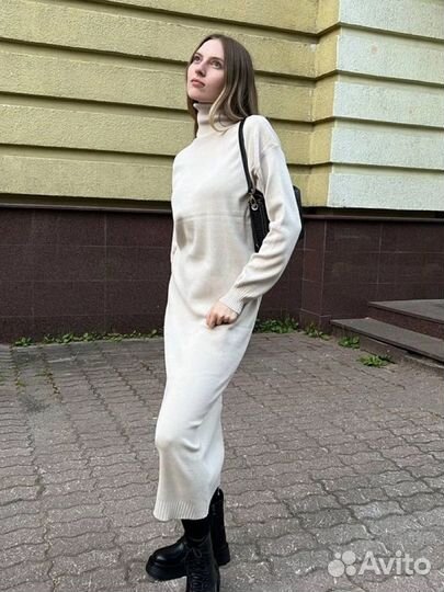 Платье женское теплое