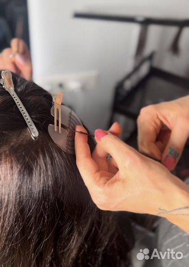 Загущение волос / Наращивание волос Москва