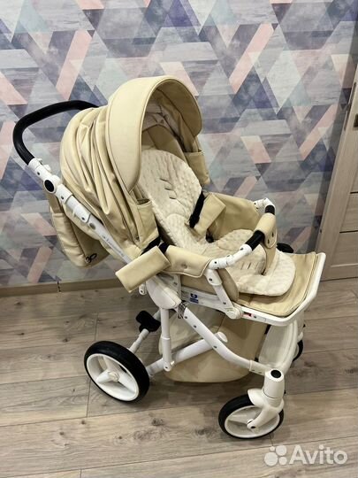 Коляска 2 в 1 adamex luciano delux