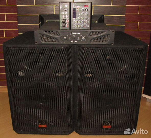 Колонки EVP 1200W 2шт Pro D15