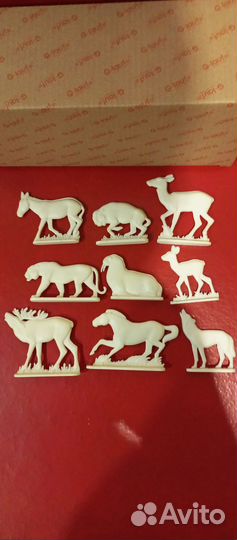 Звери колкий пластик СССР советская игрушка /1