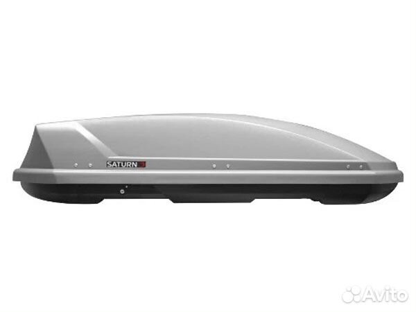 Багажник автобокс на крышу Saturn 700 Grey Bracket