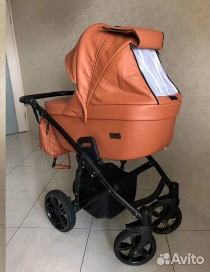Коляска agio prado 3 в 1 экокожа