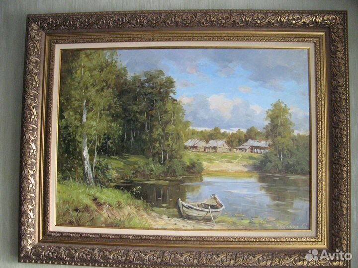 Авторские картины маслом на холсте Багет