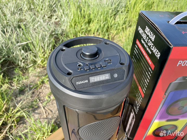 Блютуз колонка с микрофоном zqs4248