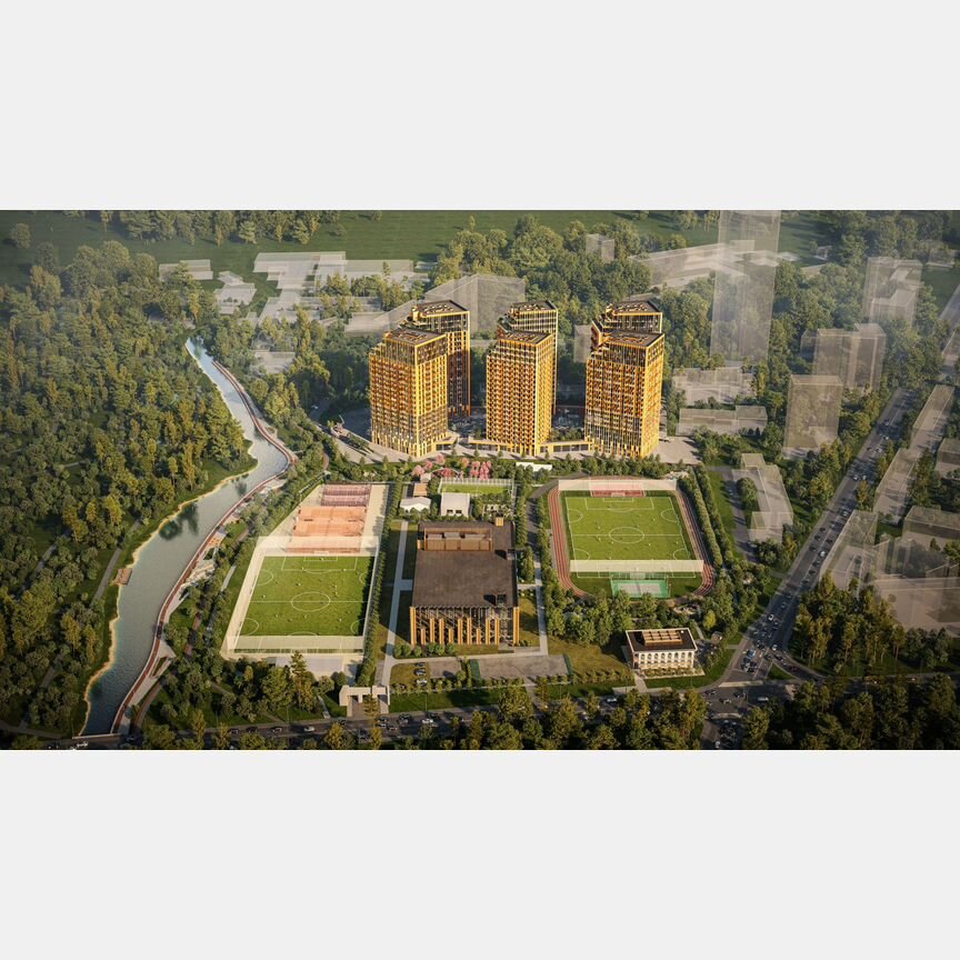 2-к. квартира, 66,4 м², 16/24 эт.