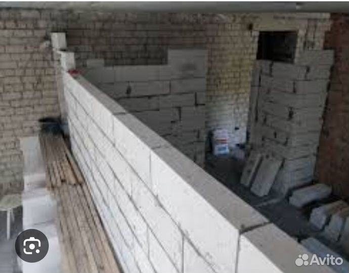 Кладка газоблока