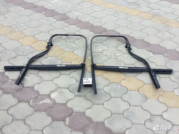 Шторки в задние двери Mercedes W221