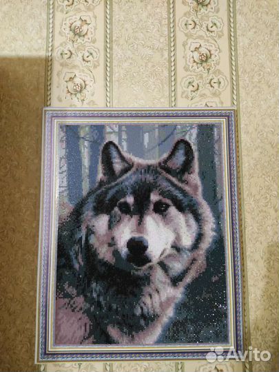 Картины со стразами на раме