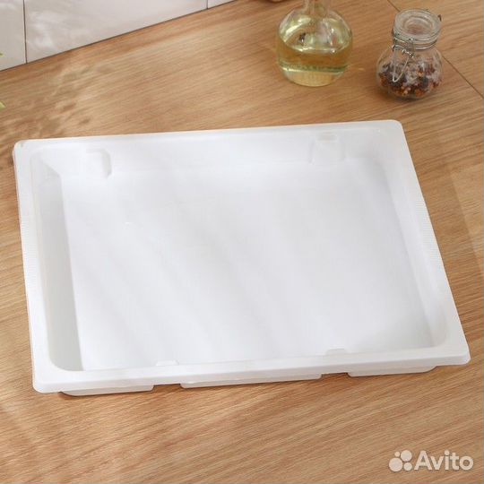 Поднос для заморозки 36313,5 см, цвет белый