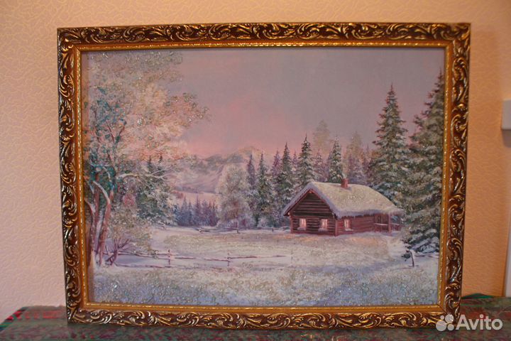 Картины с камнями пейзаж зима лето