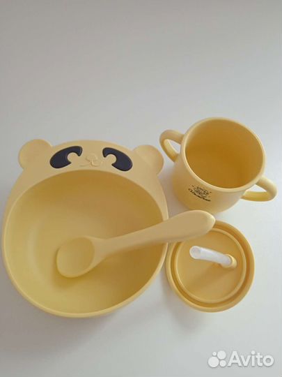 Детская посуда для кормления силиконовая