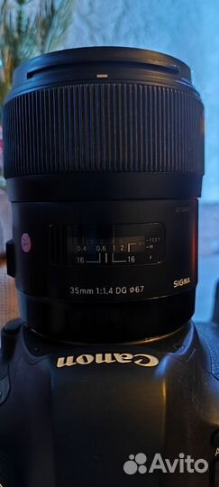 Sigma 35mm 1.4 art canon