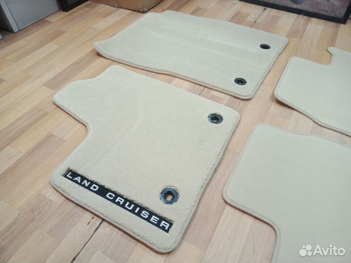 Коврики LC300 2021 текстильные бежевые premium