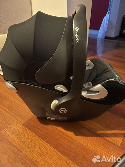 Детское автокресло Cybex Aton Q Platinum с автомоб