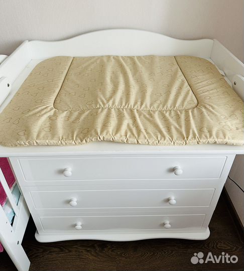 Комод пеленальный Красная Заезда (Мозжга) белый