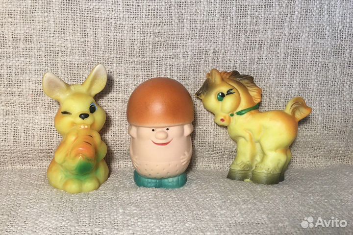 Резиновые игрушки СССР
