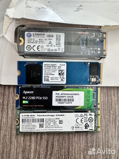 SSD m2 120-512gb