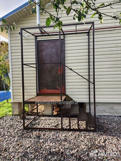 Крыльцо металлическое под зашивку № 222