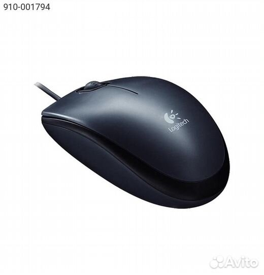 Мышь Logitech M90 Проводная Серый, 910-001794