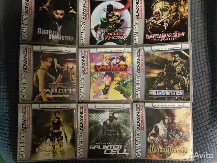 Gameboy advance картриджи