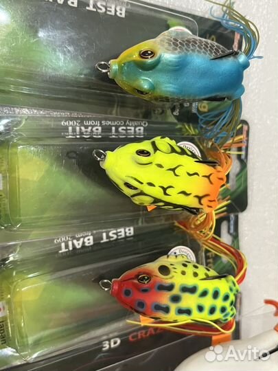 Набор лягушек и уток