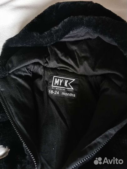 Kуртка из иск. меха Mothercare 86-92 р