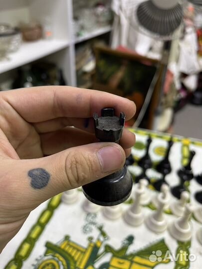 Шахматы СССР большие пластмасса игры