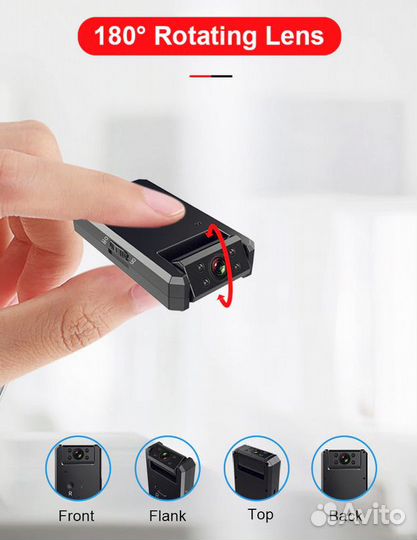 Микро-камера на аккумуляторе новая автономная