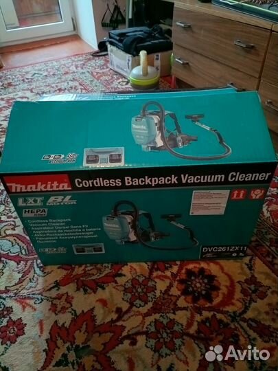 Пылесос Макита акумуляторный ранцевый