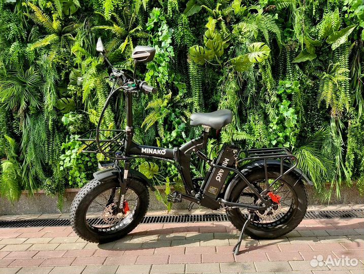 Электровелосипед minako F10 mini складной