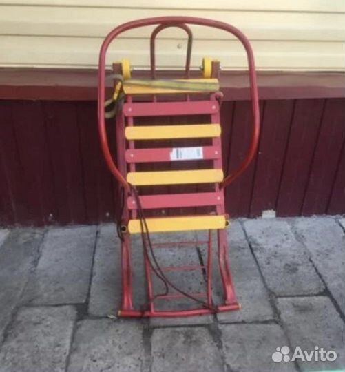 Санки тимка 5 с колёсиками