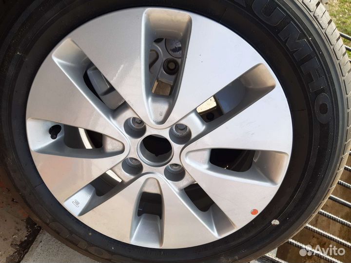 R15 4x100 Kia rio 3 оригинал (с запаски)