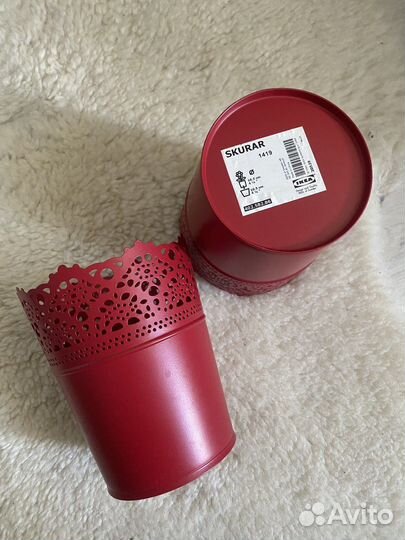 Горшок для цветов металический IKEA