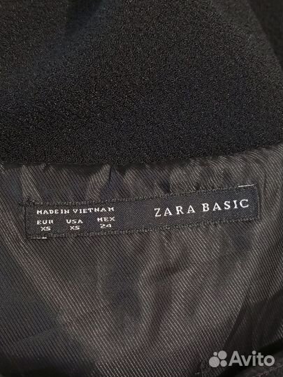 Новое чёрное базовое платье Zara